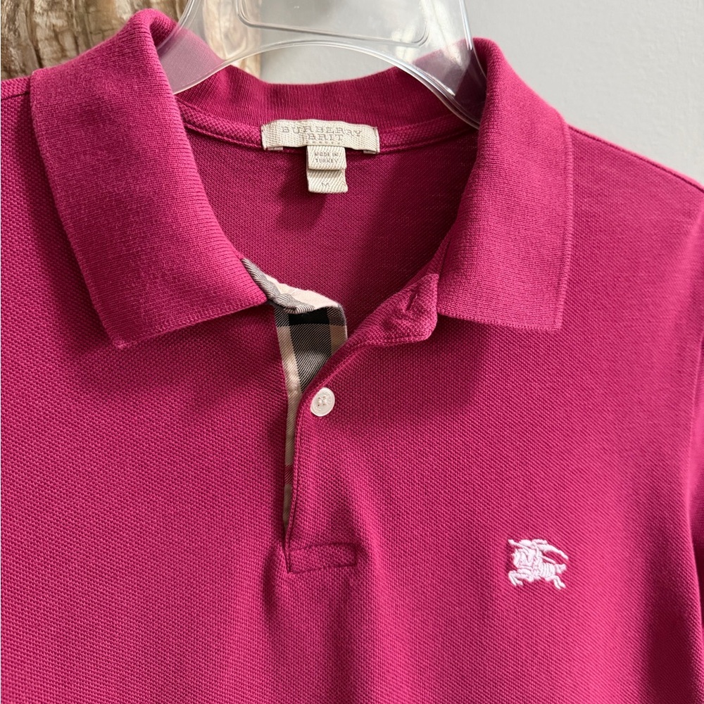 Burberry Polo Shirt with Embroidered Emblem - Picture 2 of 4